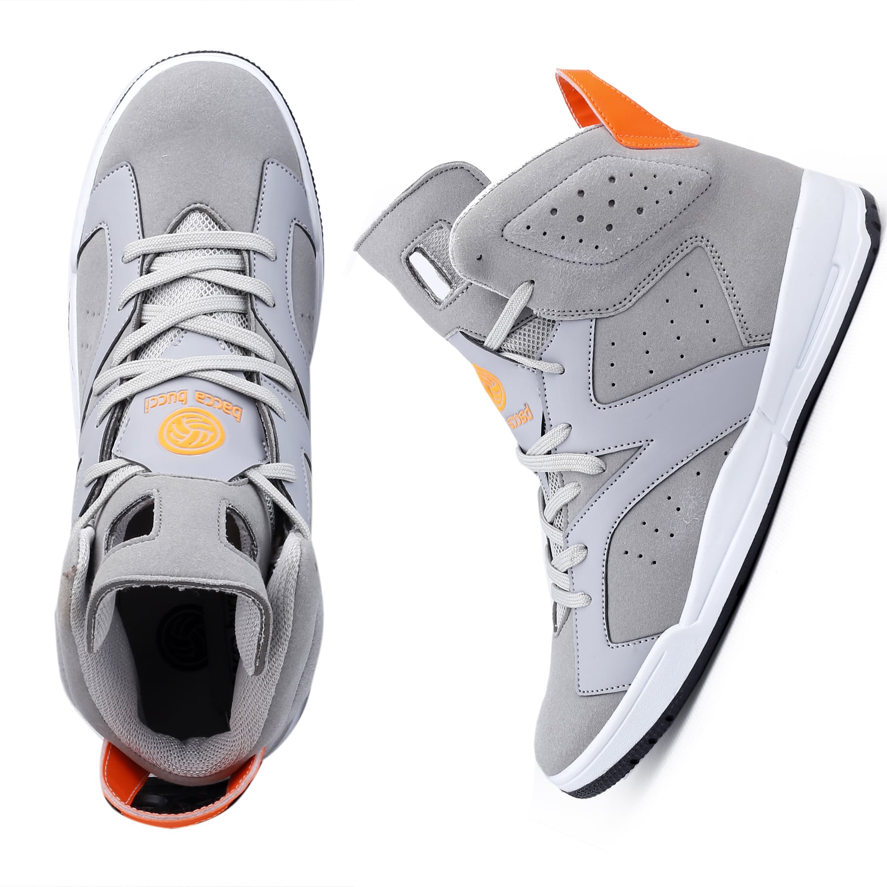 Bacca Bucci Men DEMON High-top Shoes with Flat outsole High-Street Fashion Sneakers