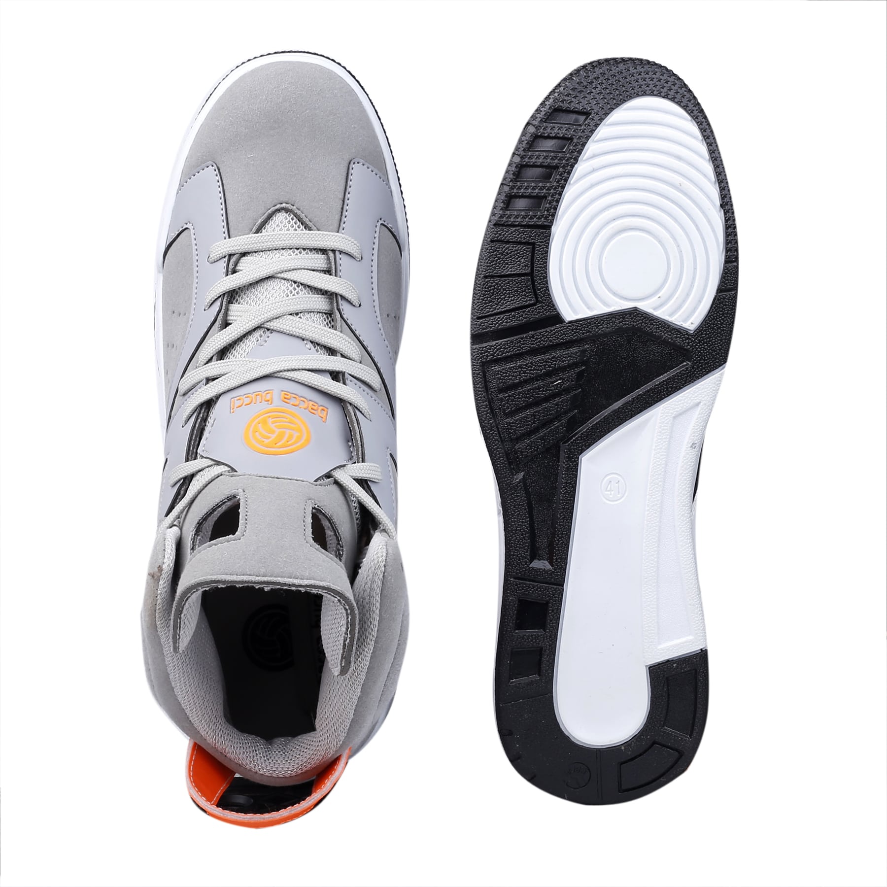 Bacca Bucci Men DEMON High-top Shoes with Flat outsole High-Street Fashion Sneakers