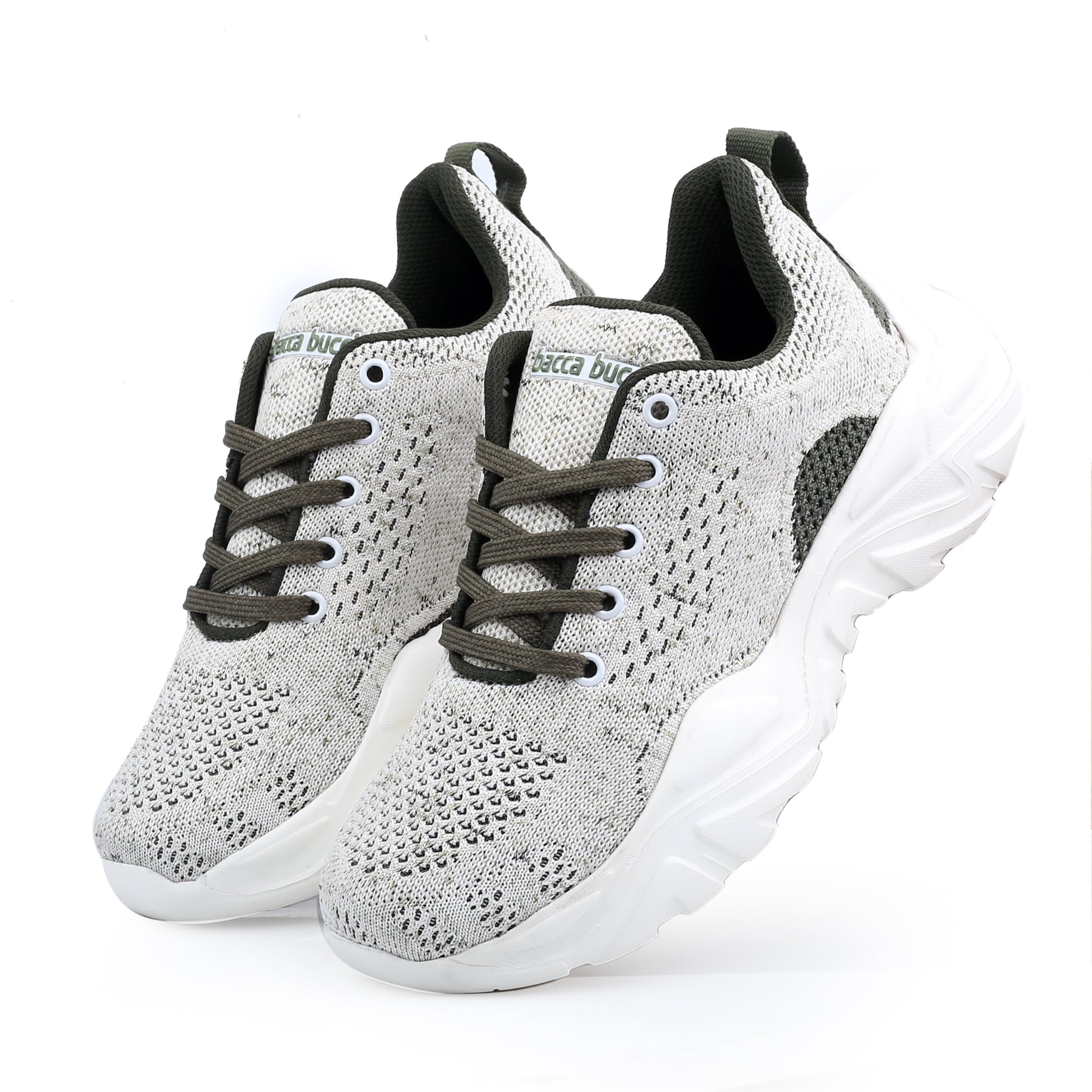 Bacca Bucci Women CHARLOTTE Low-top Platform Fashion Shoes | Street-Wear Knitted Chunky Sneakers