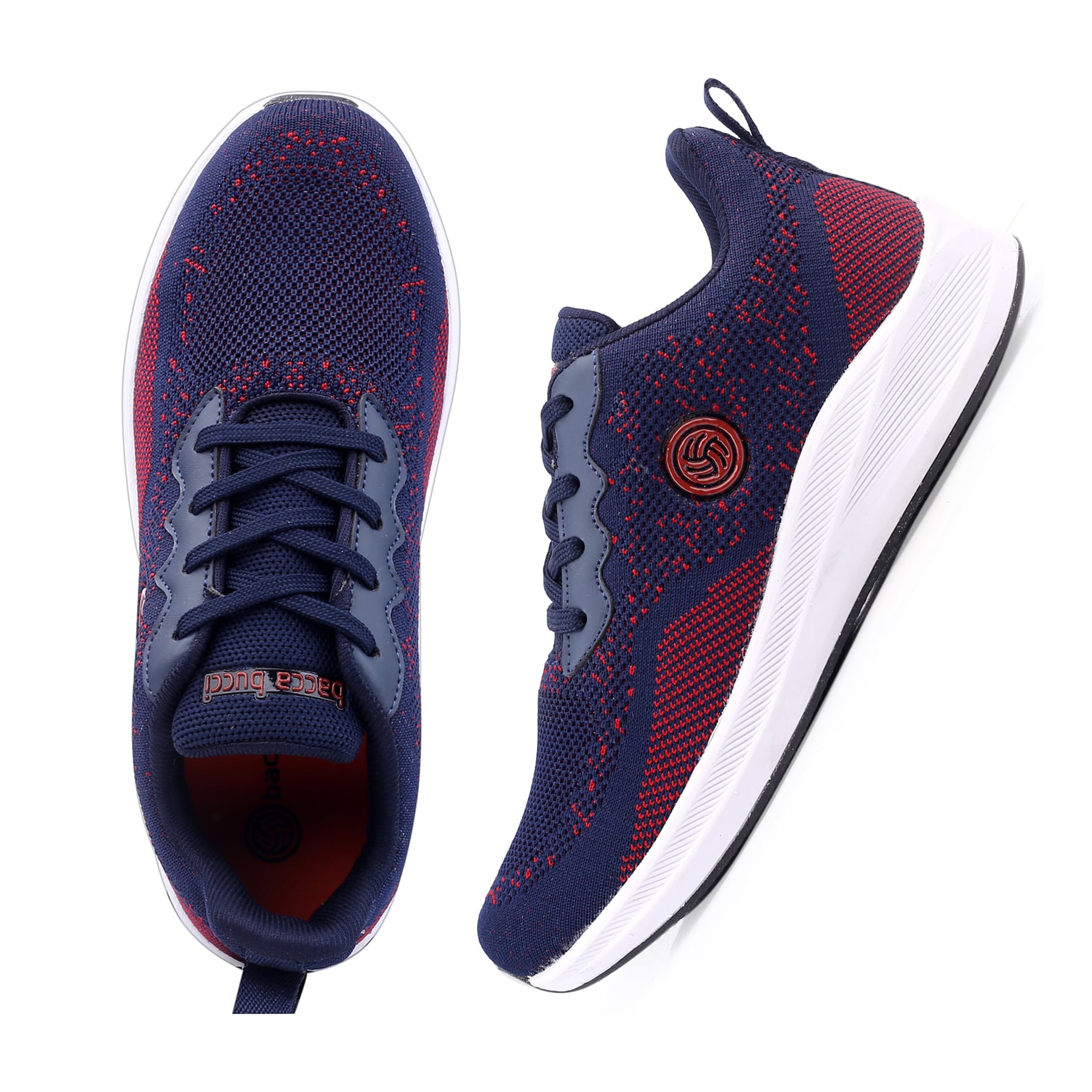 Bacca Bucci Boys or Girls Essential Knit Athletic Running Sports Sneaker | Non-Slip | Light weight | Breathable (Age: 8 year to 12 years)