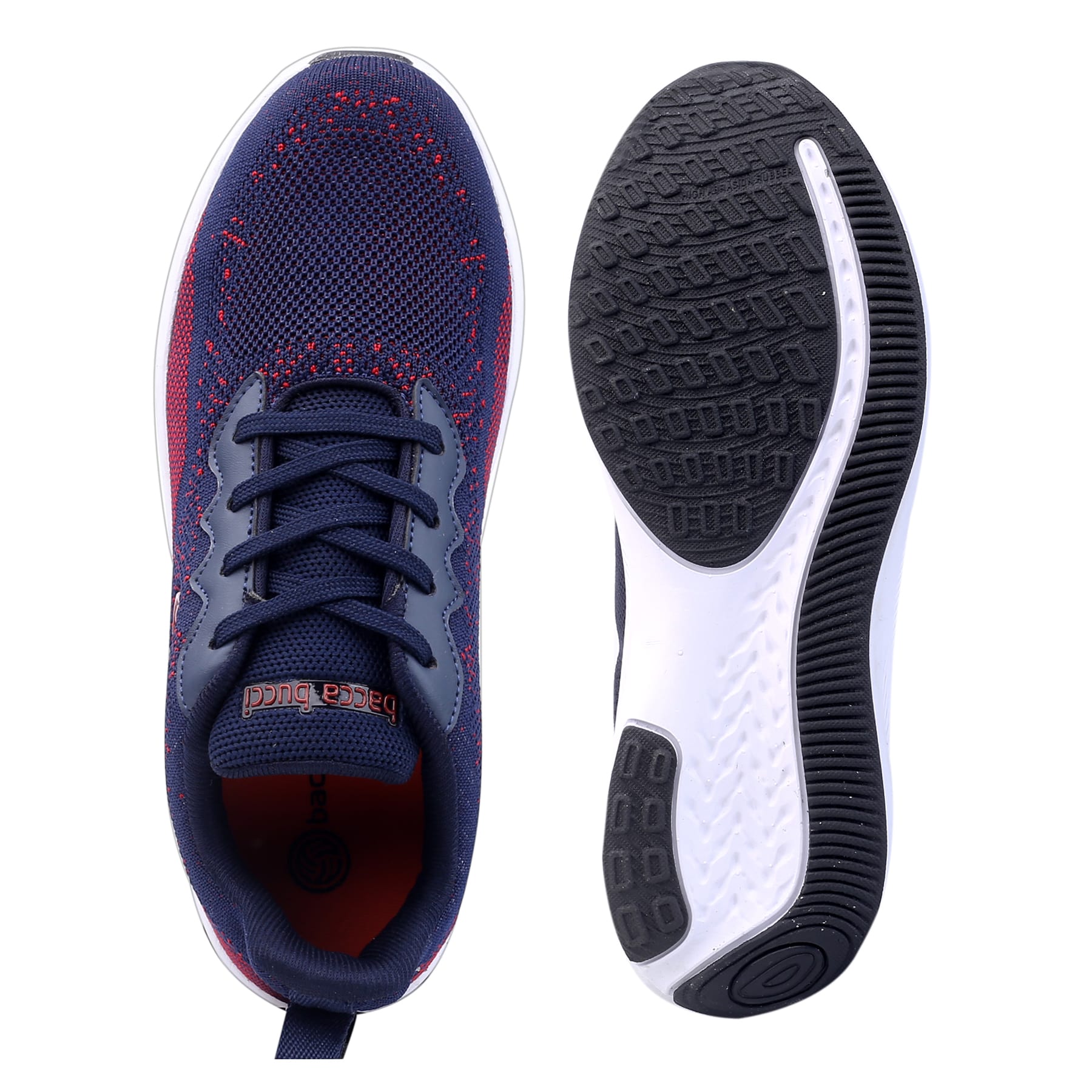 Bacca Bucci Boys or Girls Essential Knit Athletic Running Sports Sneaker | Non-Slip | Light weight | Breathable (Age: 8 year to 12 years)