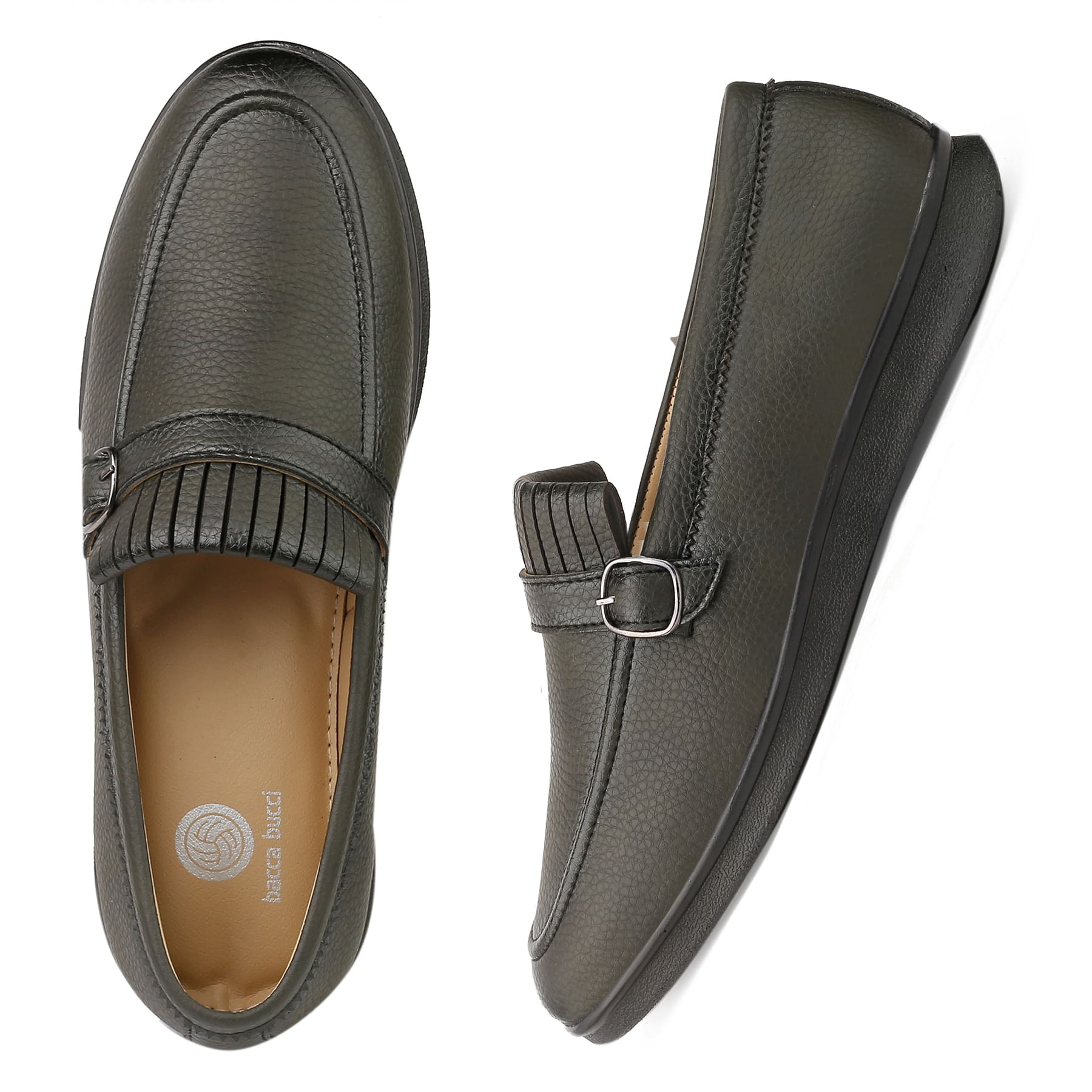 Bacca Bucci Men's ROME Dress Loafers Moccasins & Driving Shoes | Rubber Outsole | Light Weight