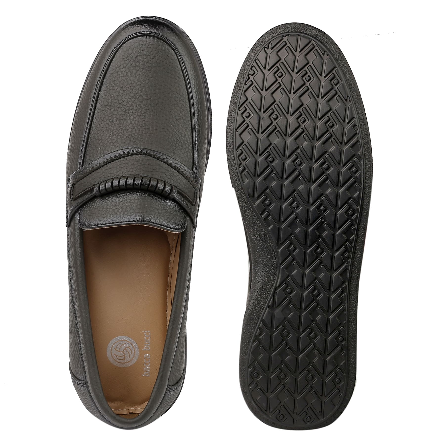 Bacca Bucci MUNICH Dress Loafer Moccasins Driving Shoes for Men | Rubber Outsole | Light Weight