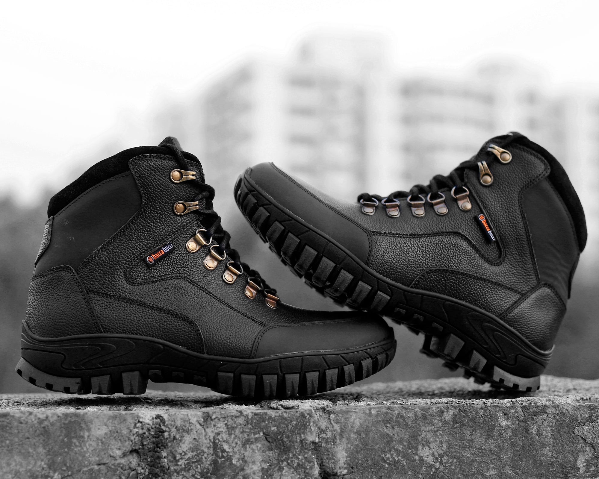 Casual Boots for Men Bacca Bucci Ridge Water Resistant Boots for Biking and Fashion