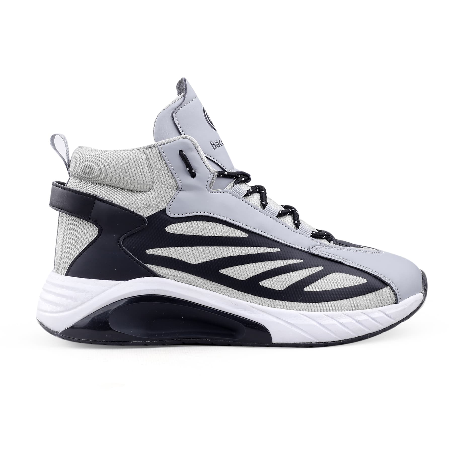 Bacca Bucci Men's ILLUSION High-Top Street Fashion Sneakers with Rubber Outsole