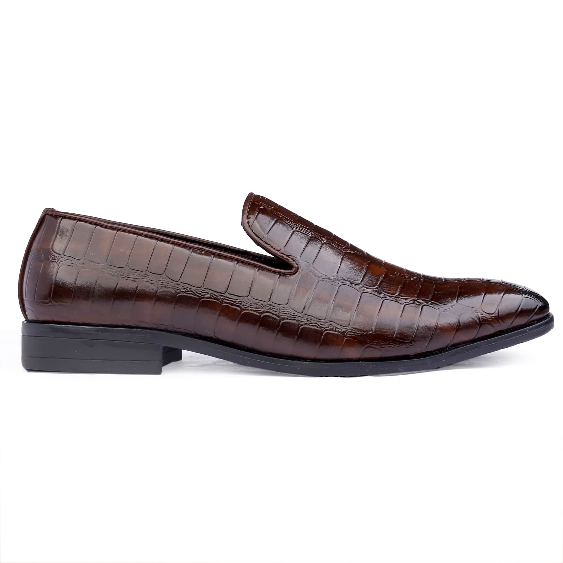 Bacca Bucci Men's NAPLES Party Textured Loafers | Wedding Dress Formal Slip-on Shoes