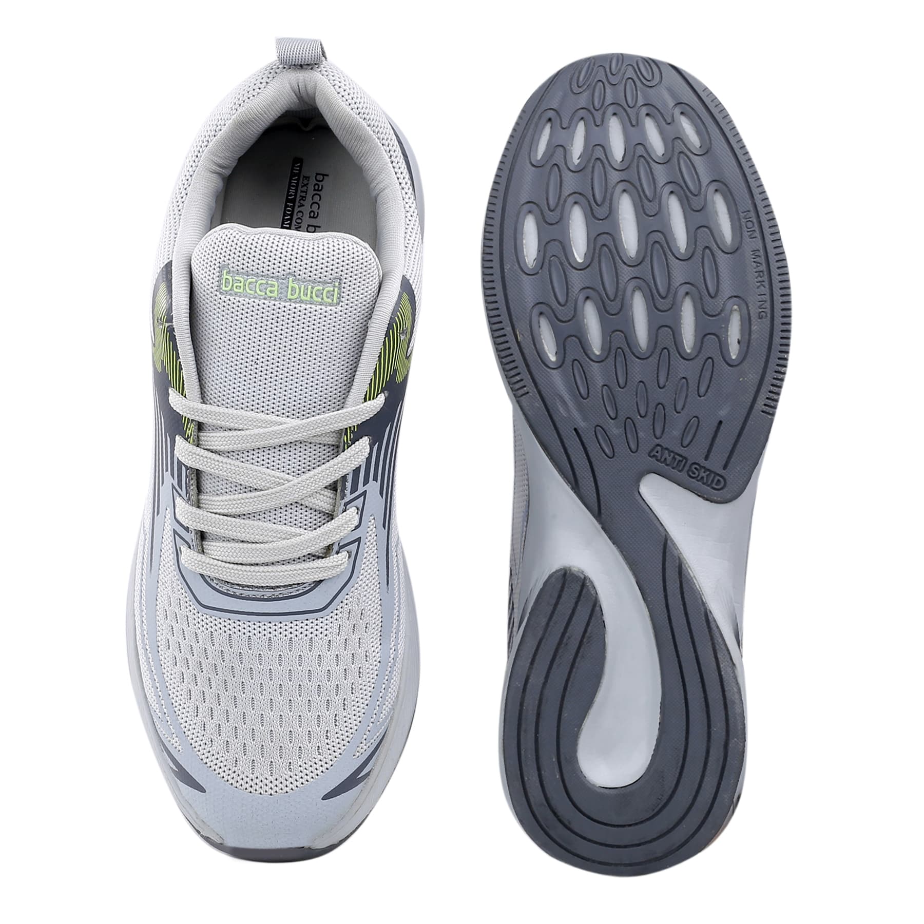 Bacca Bucci CARBON Running/Training Shoes with High Abrasion Rubber Outsole & Molded EVA Sockliner