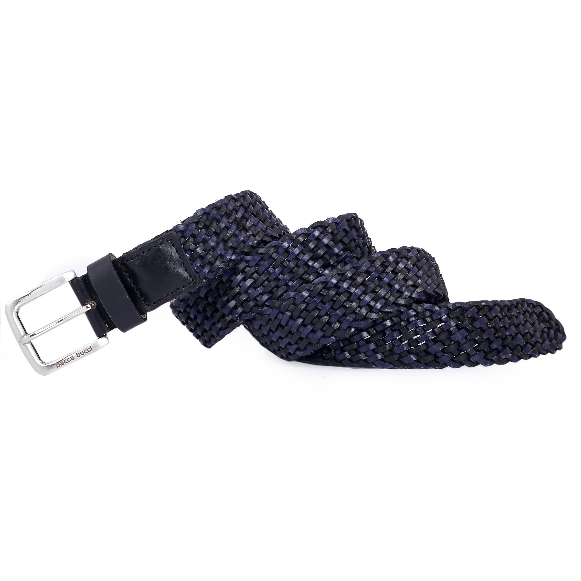 Men braided Leather Belt