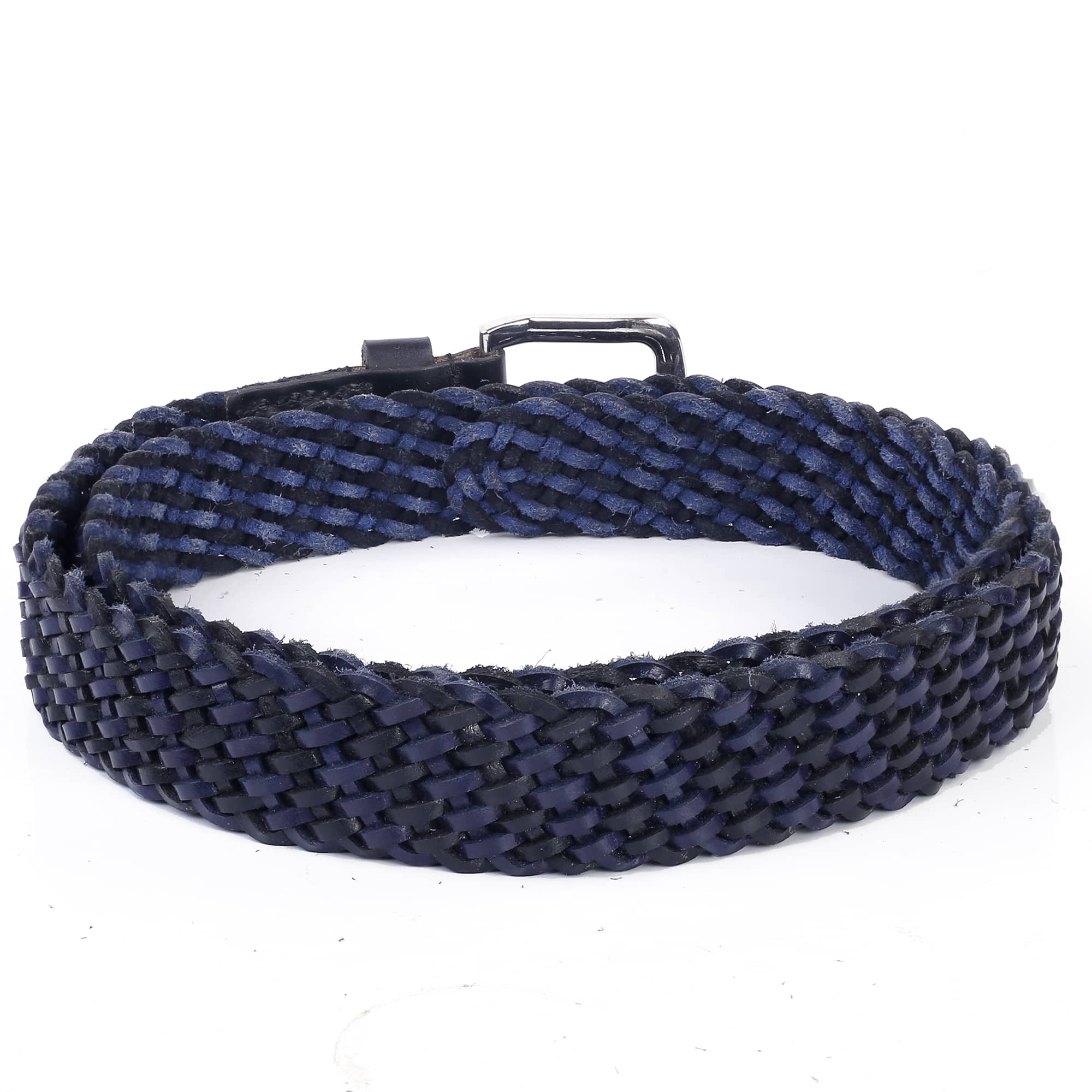 Men braided Leather Belt