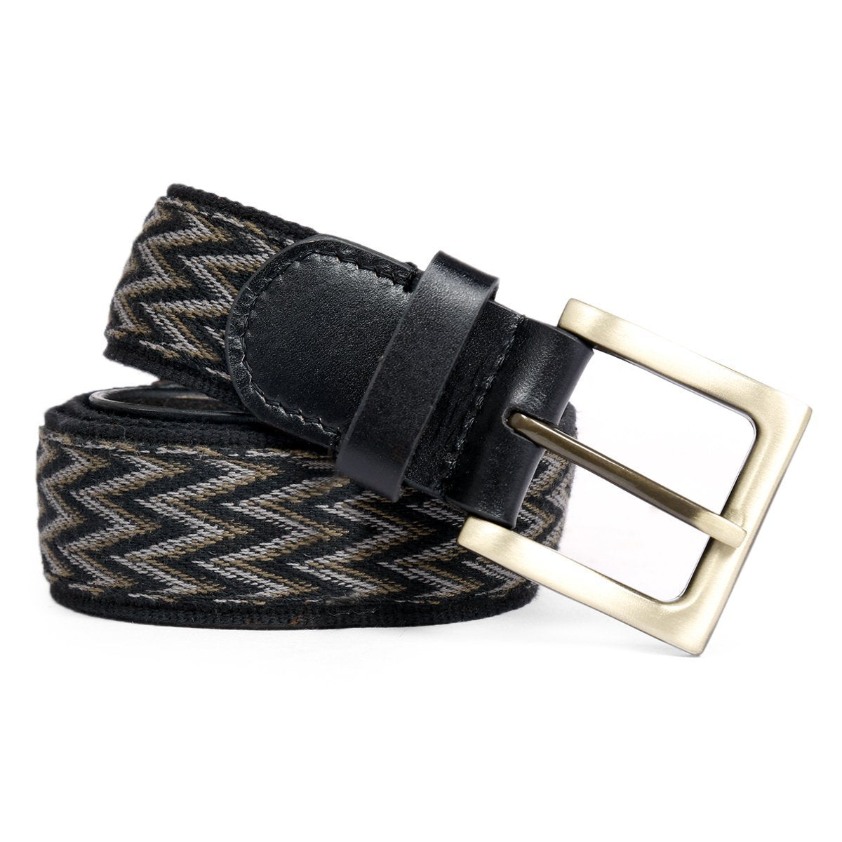 Bacca Bucci upgraded stretch genuine leather Loop belt for men