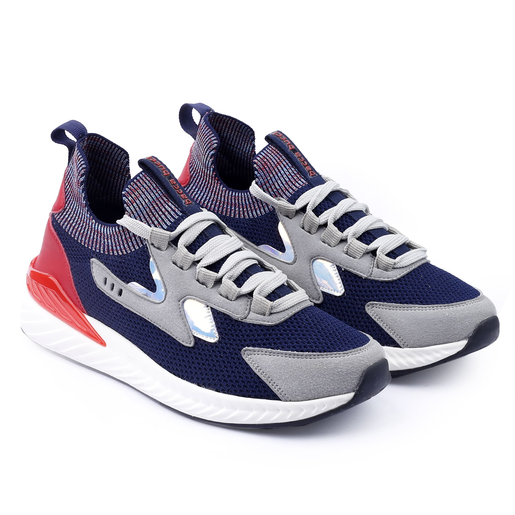 Bacca Bucci Men's OffBeat Mid-Top Urban Streetwear Socks Sneakers Shoes | Chunky outsole