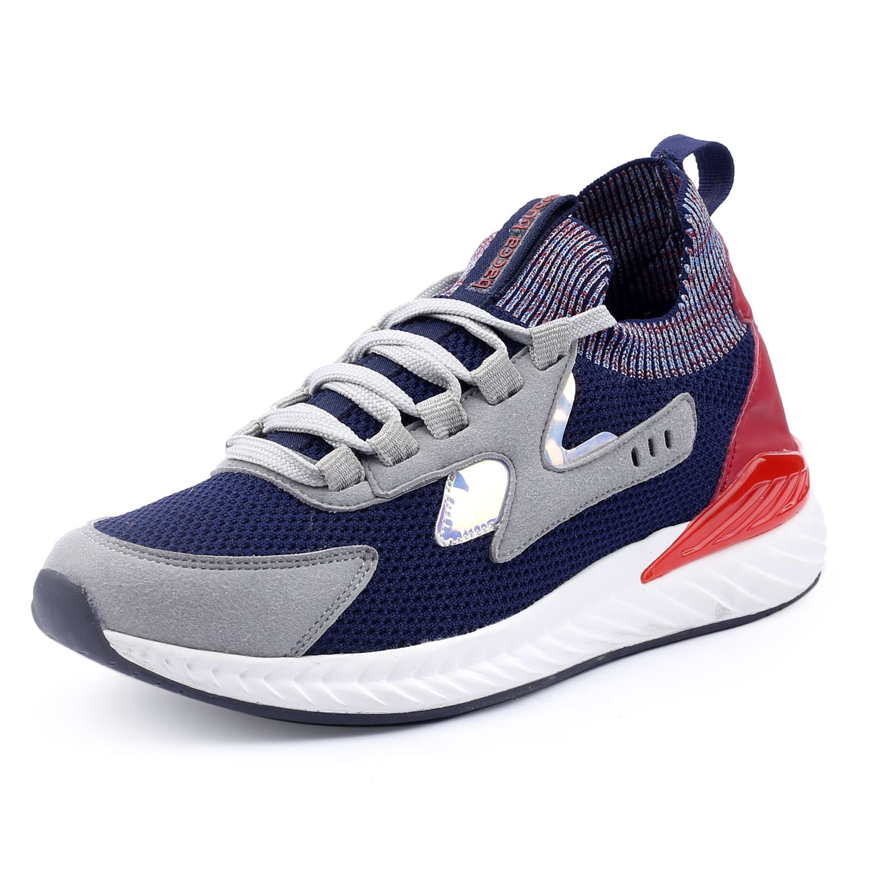 Bacca Bucci Men's OffBeat Mid-Top Urban Streetwear Socks Sneakers Shoes | Chunky outsole