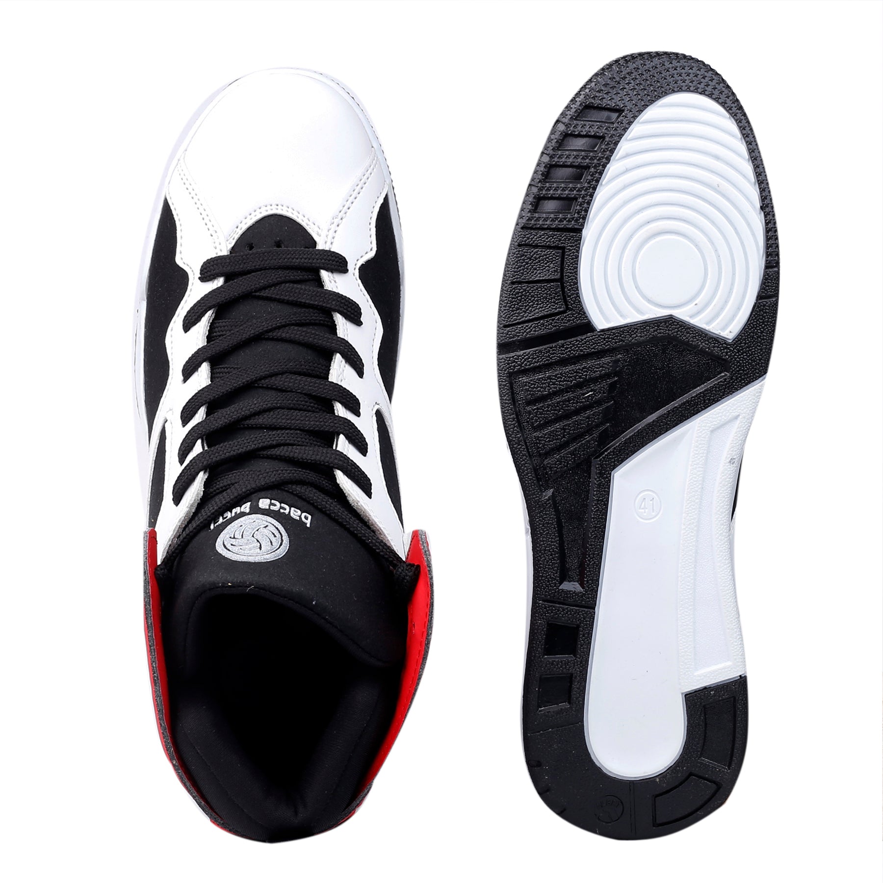 Bacca Bucci NEO Comfy Mid-Top Casual Chunky Streetwear Fashion Sneakers | Mid Top Sneakers