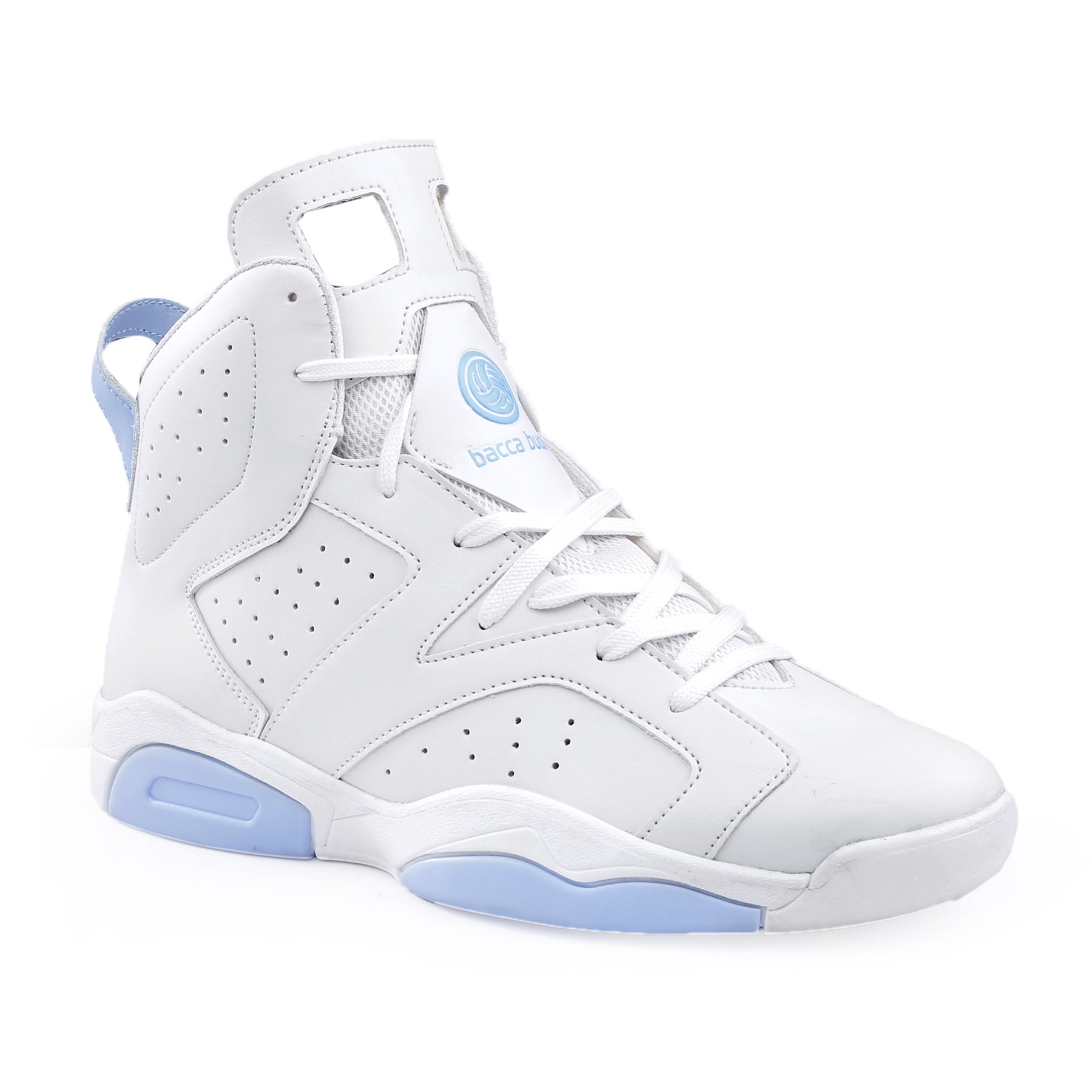 Bacca Bucci STUNNER Hi-top Streetwear Fashion Sneakers with 360 degree Cushioning and PU Moulded Mid-sole