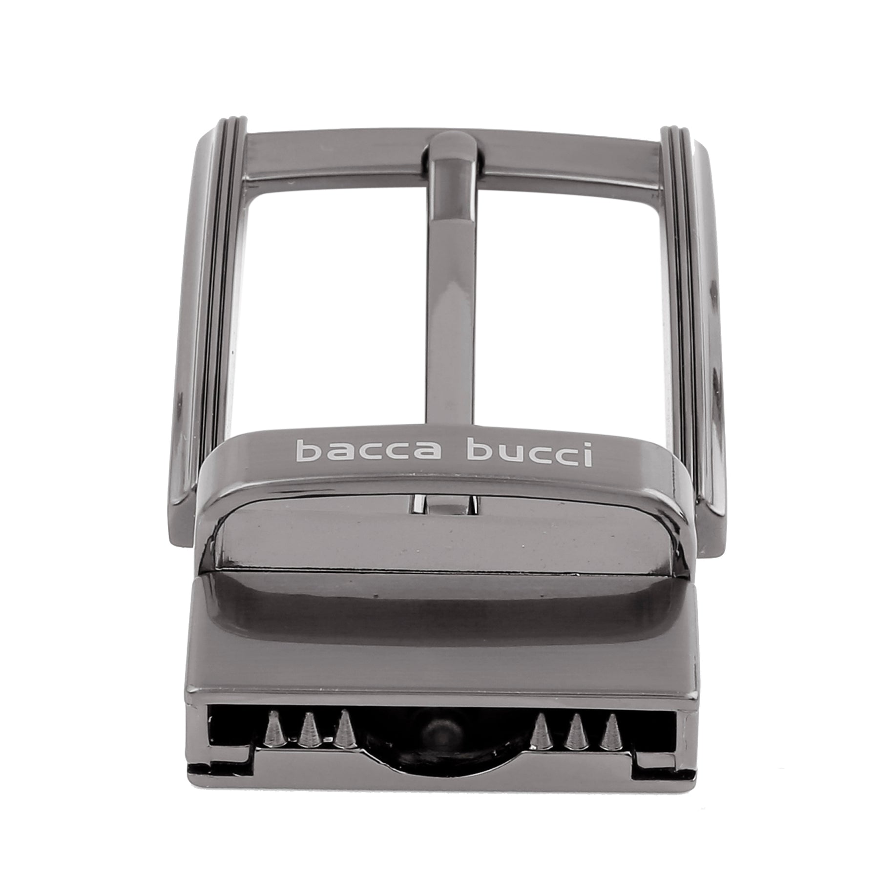 Bacca Bucci 35 MM Nickle free Reversible Clamp Belt Buckle with Branding (Buckle only)