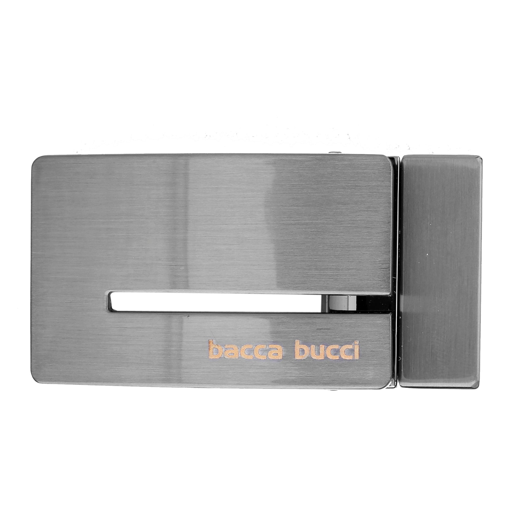 Bacca Bucci 35 MM Nickle Free Reversible-Clamp Belt Buckle with Branding (Buckle only)