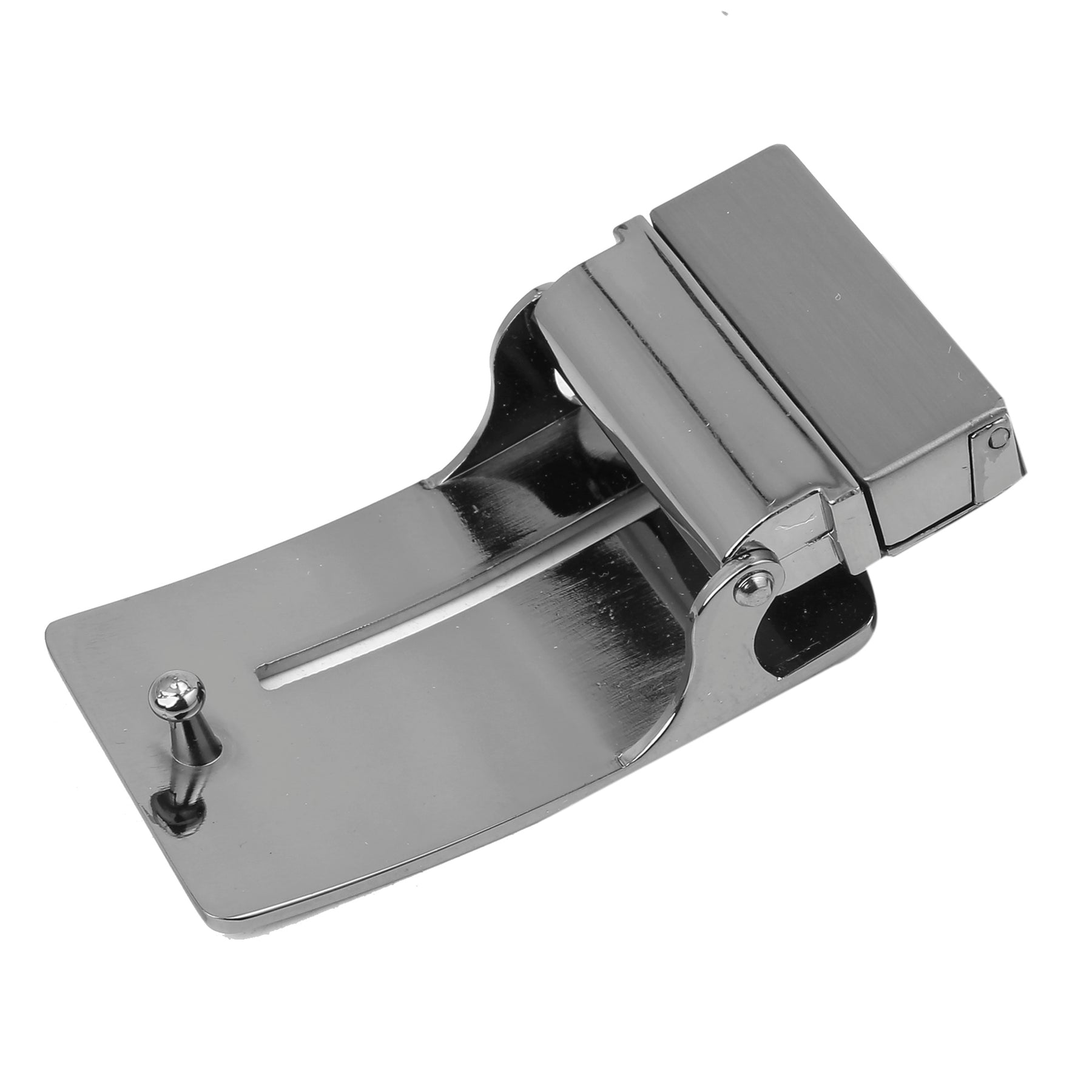 Bacca Bucci 35 MM Nickle Free Reversible-Clamp Belt Buckle with Branding (Buckle only)