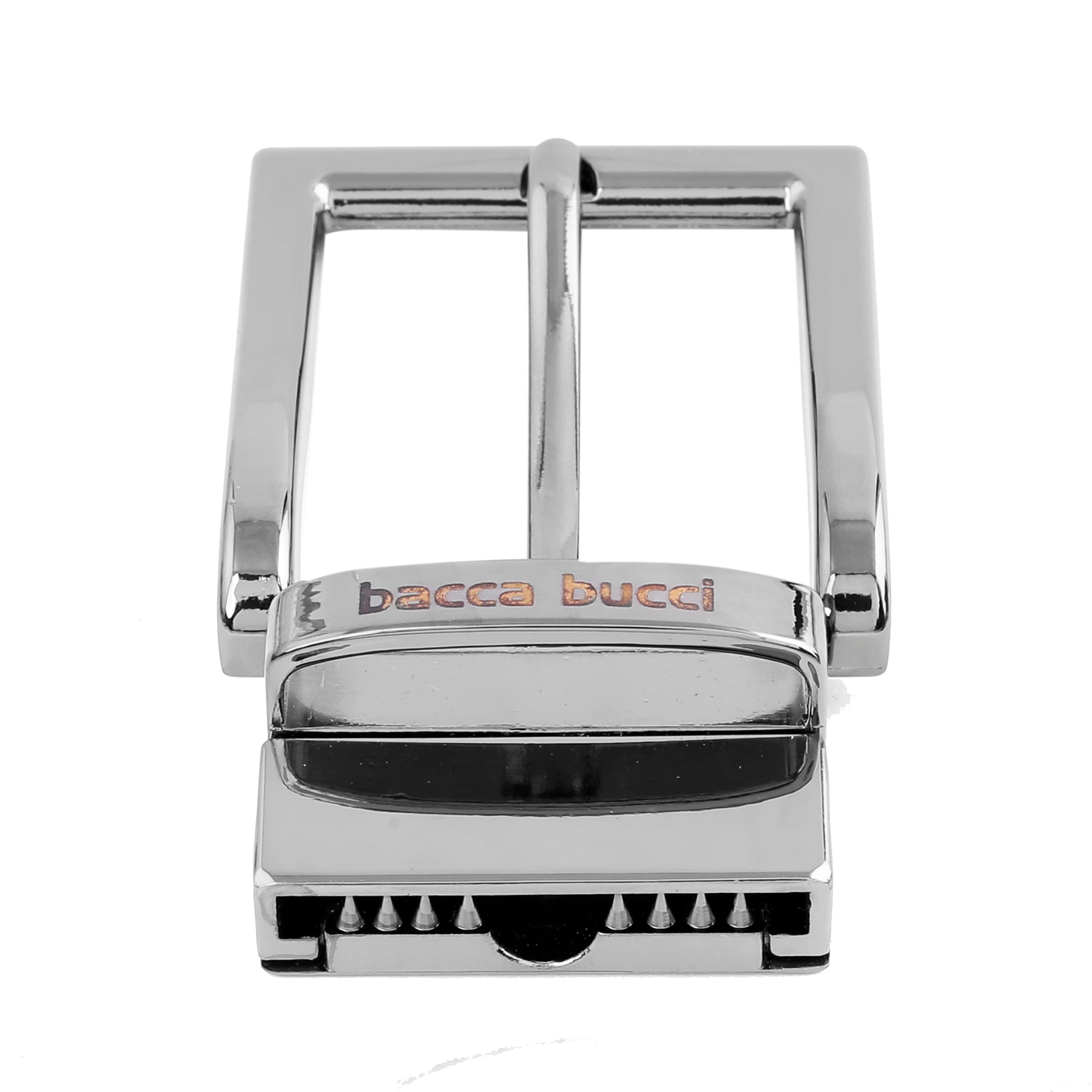 Bacca Bucci 35 MM Nickle Free Reversible-Clamp Belt-Buckle with Branding (Buckle only)