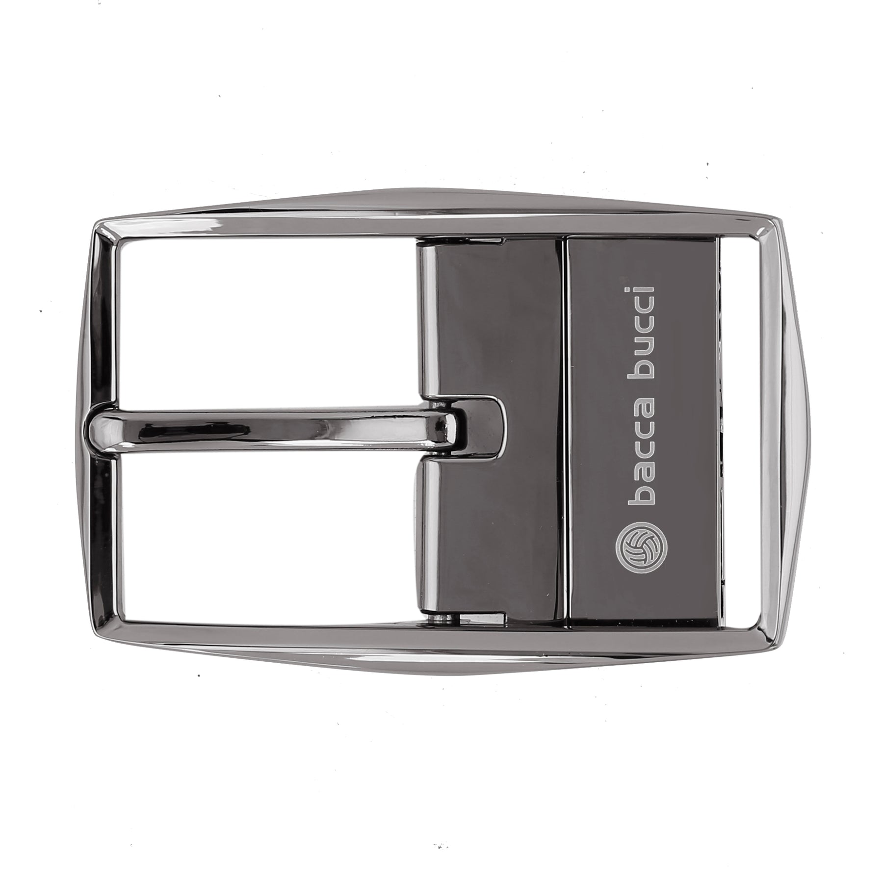 Bacca Bucci 35 MM Nickle-free Reversible Clamp Belt Buckle with Branding
