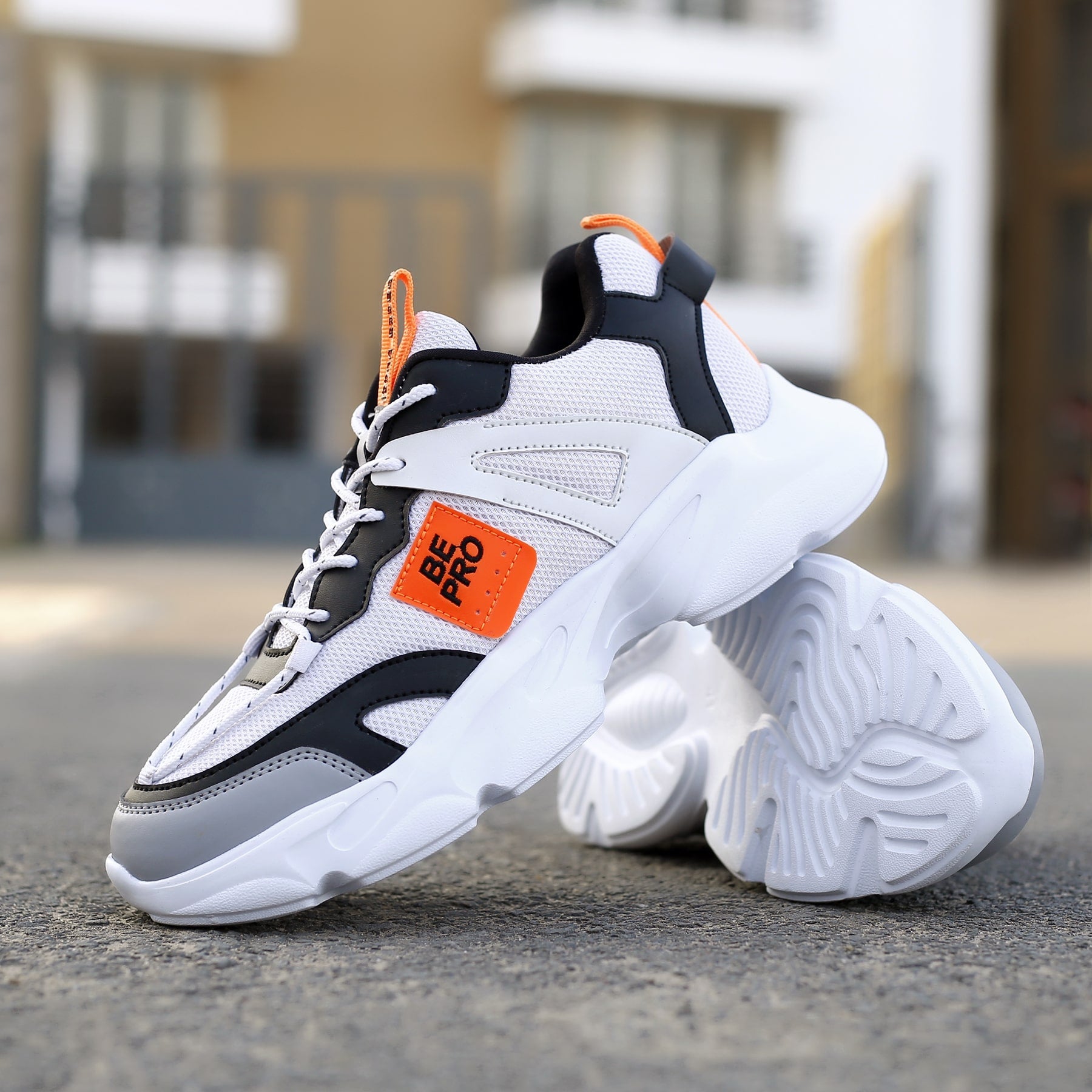 Chunky White Sneakers Bacca Bucci Superrare Chunky Light Weight Fashion Sneakers