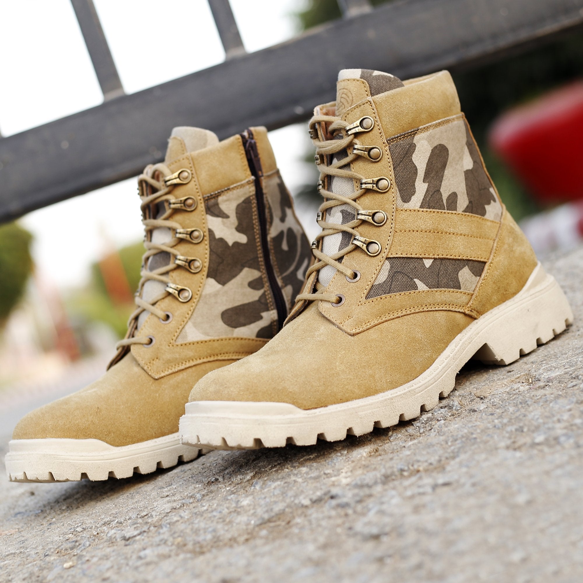military boots, combat boots, leather suede boots, suede boots
