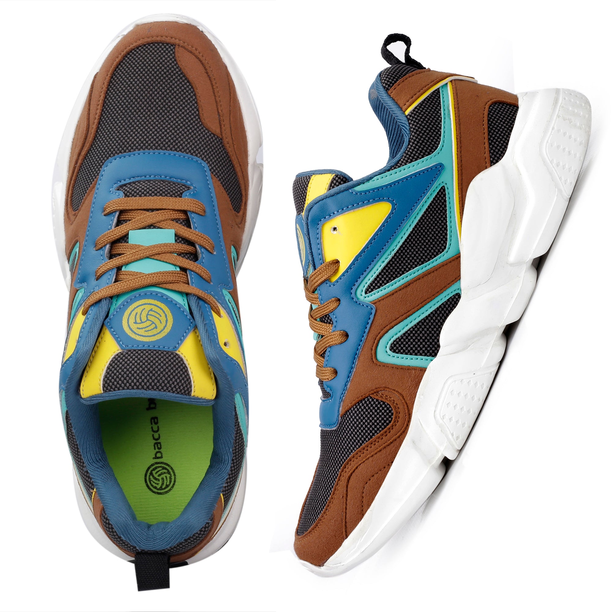 Bacca Bucci Men's UPROAR Street-Style Color-Blocked Fashion Sneakers