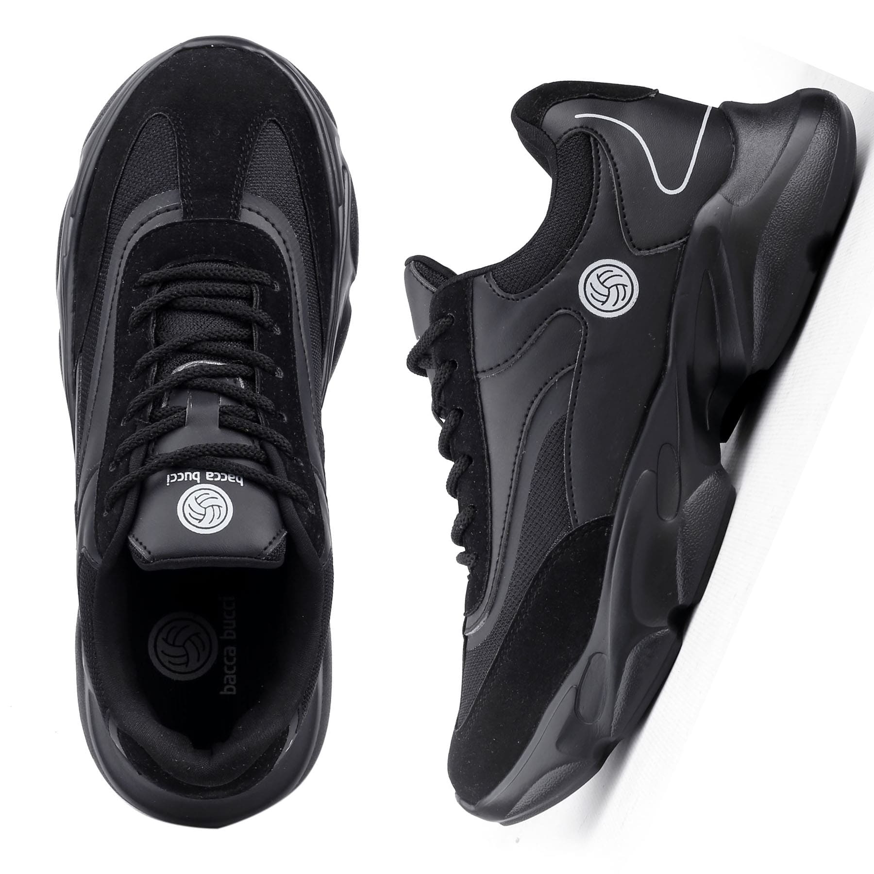 black sneakers for men, black sneakers, chunky black sneakers, sneakers for men