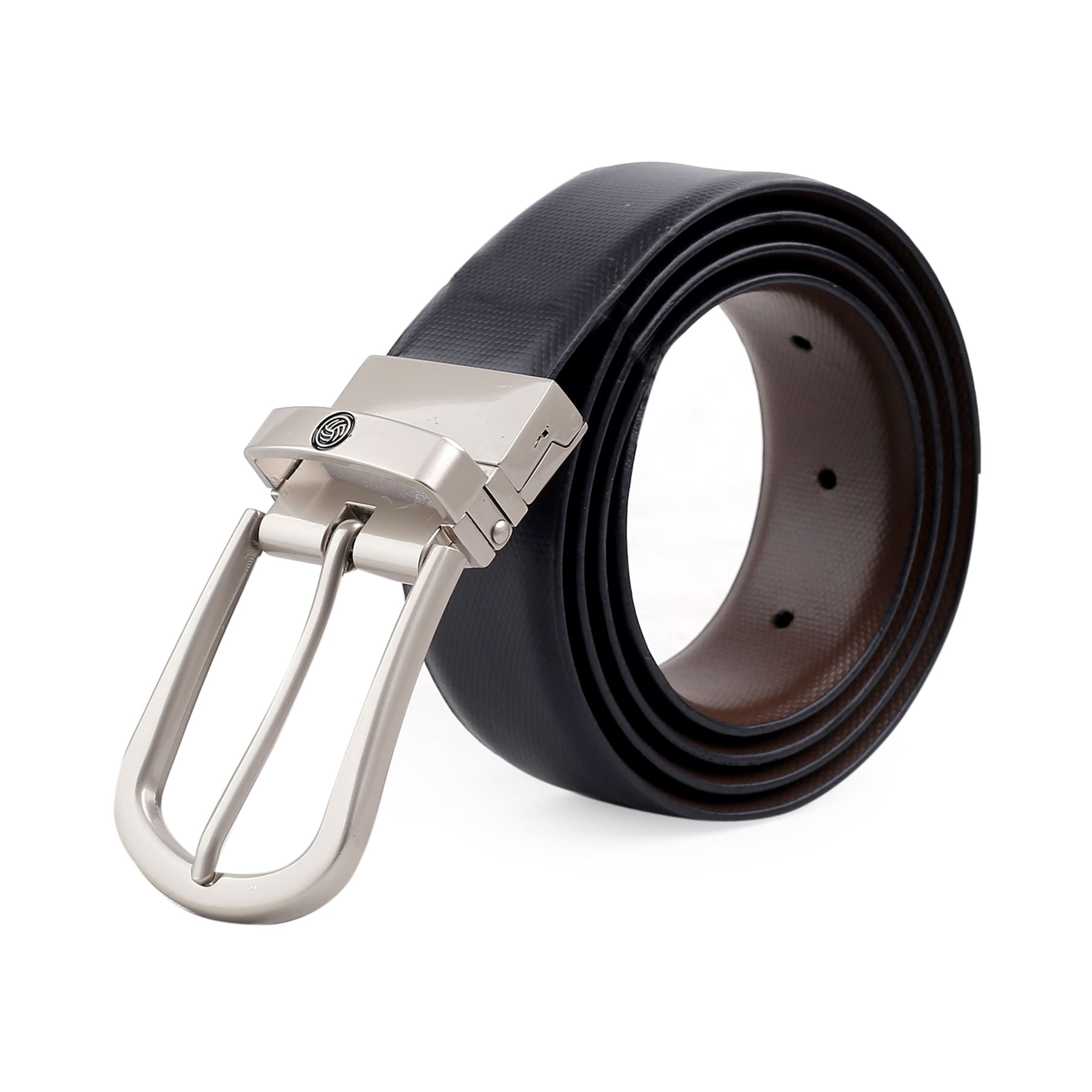 Bacca Bucci Reversible Leather Formal Dress Belts with a Stylish Finish and a Nickel-Free Buckle