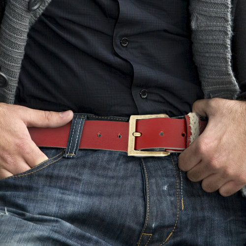 Men Braided Belt