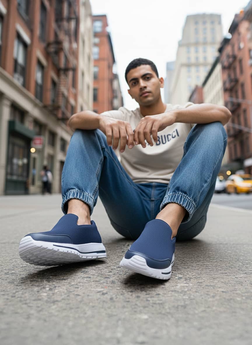 Bacca Bucci Men's Comfortable Lightweight Walking Shoes