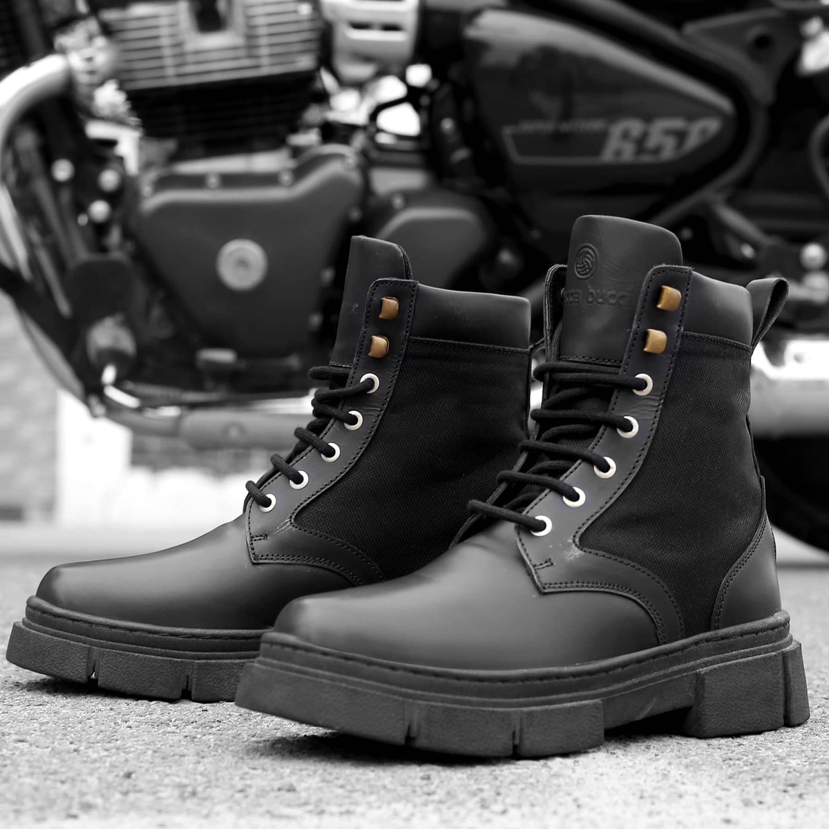 Combat Boots | Bacca Bucci Pathfinder | Chunky Rubber Sole  display picture 1