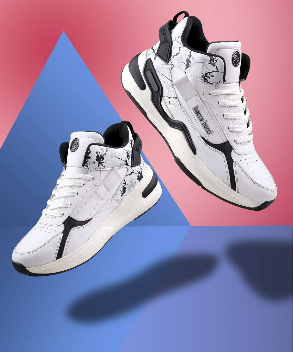 Bacca Bucci Veera Comfortable Flat Sole Mid-Top Sneakers - Image 5