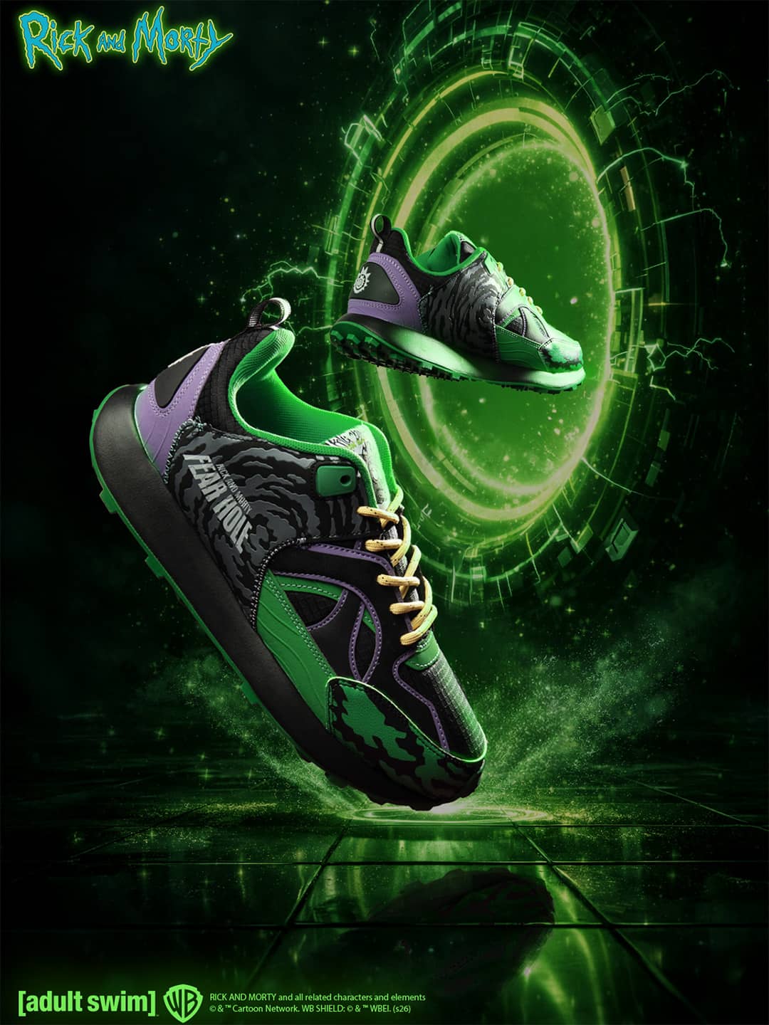 Bacca Bucci x Rick & Morty “FEAR HOLE” Sneakers — Official