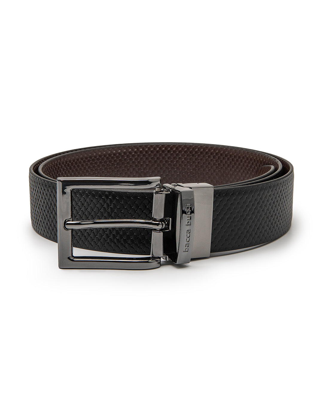 Bacca Bucci Auto reversible dress belt with Genuine Leather