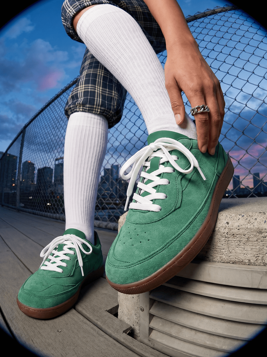 Zest Gum-Sole Street Sneakers