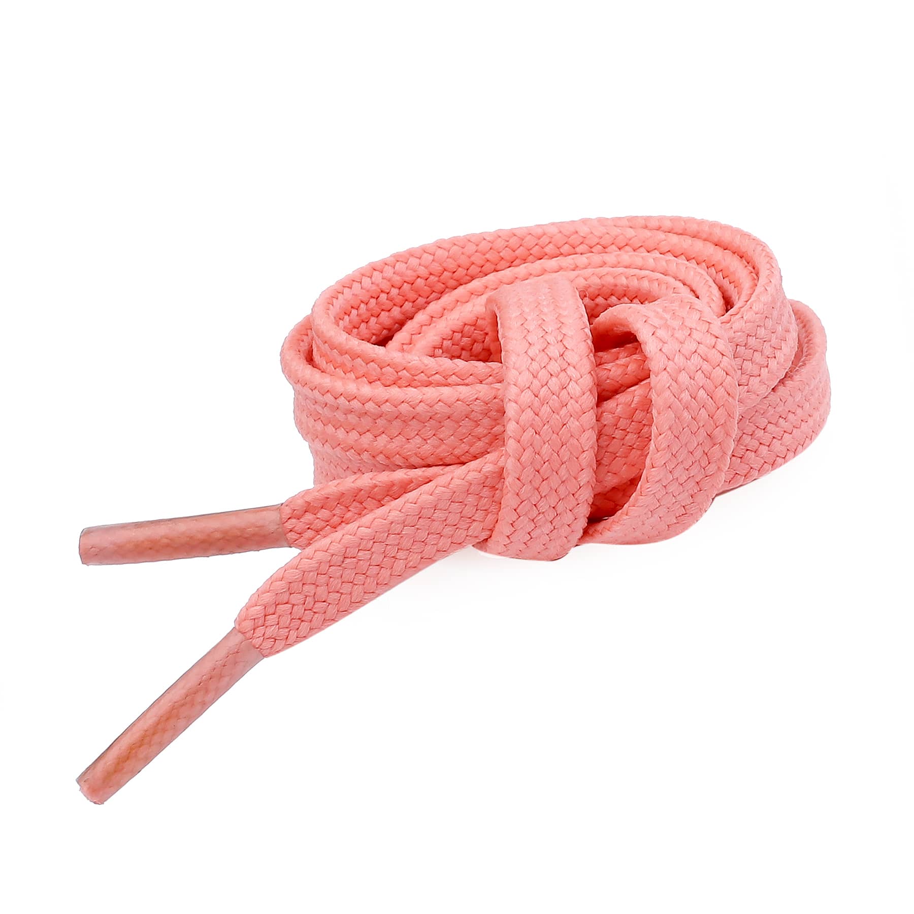 LIGHT PINK flat waxed shoelaces width 6 MM  Waxed Shoelaces
