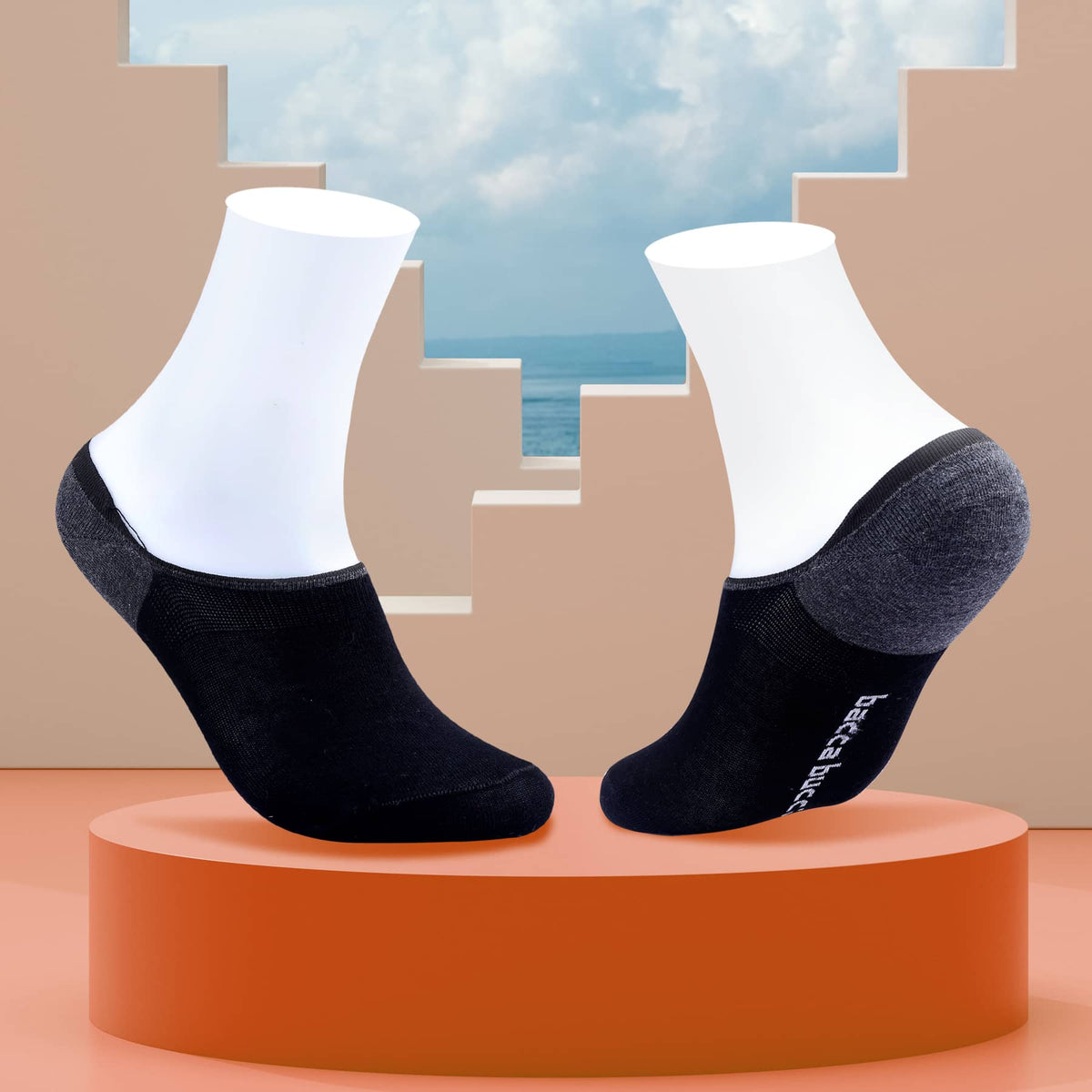 Buy XJARVIS Combed Cotton Non-Slip No Show Low Cut Loafer Socks