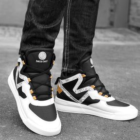 Bacca Bucci SKYLINE CHUNK Hi-Top Street Fashion Flat-Sole Sneakers