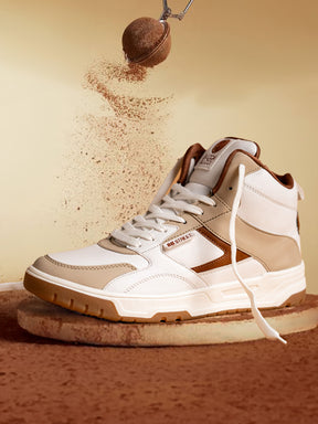 Bacca Bucci Cappuccino Skystompers: Retro High-Top Charm with Modern Comfort Tech