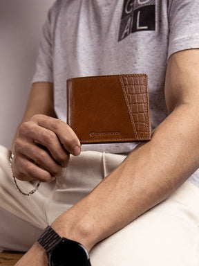 Bacca Bucci Premium Gift Combo: Classic Wallet & Stylish Belt in Elegant Wooden Box