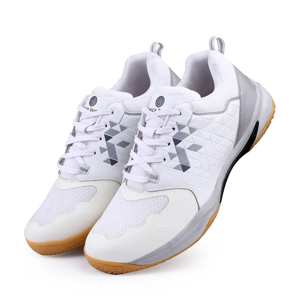 Bacca Bucci Pinnacle SwiftStrike - High-Performance Court Shoe with Non-Marking Outsole, Enhanced Cushioning for Badminton, Table Tennis, Volleyball, Squash and Tennis - Breathable Design, Superior Grip & Stability