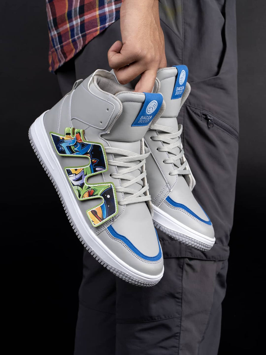 Bucci Bacca Bucci High Top Patch Play Men's Sneakers | Comfort & Urban Cool
