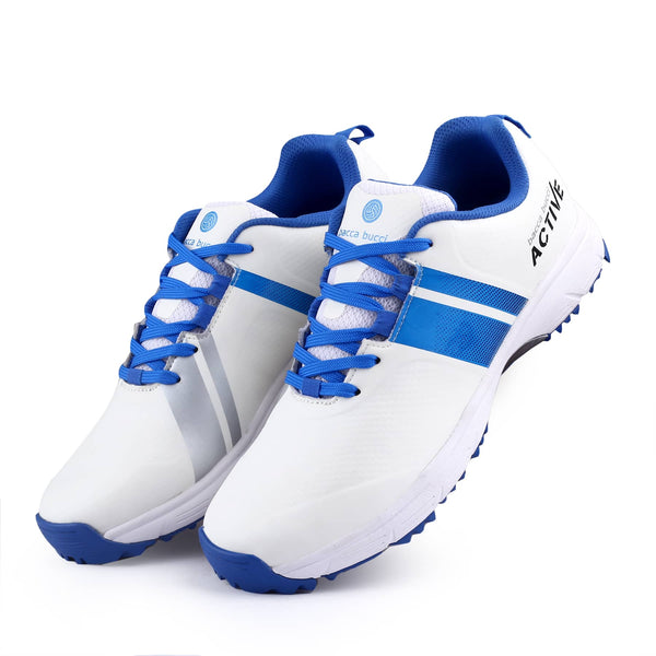 Bacca Bucci Century Runner Elite Performance Cricket Shoes – Dynamic Flex Tech, Superior Traction Grip, Breathable Agility Fit, High-Impact Shock Absorption, Professional Grade Sports Footwear for the Passionate Cricketer