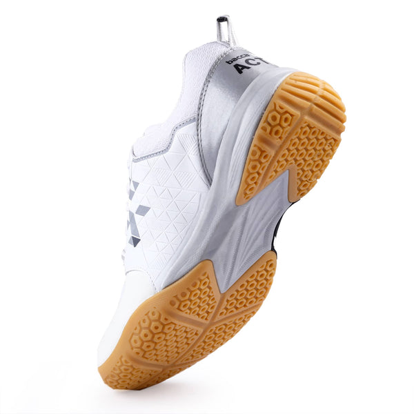 Bacca Bucci Pinnacle SwiftStrike - High-Performance Court Shoe with Non-Marking Outsole, Enhanced Cushioning for Badminton, Table Tennis, Volleyball, Squash and Tennis - Breathable Design, Superior Grip & Stability