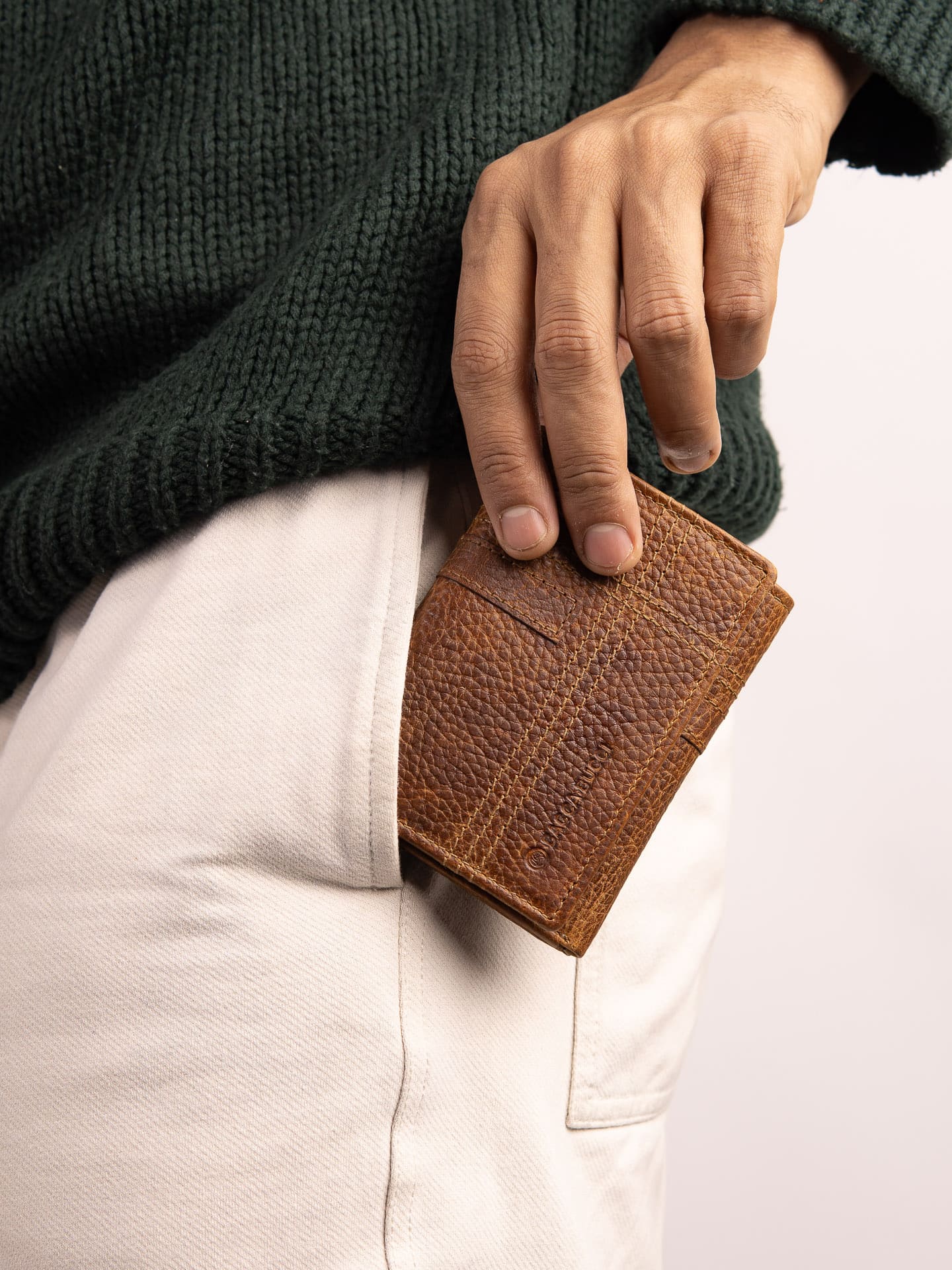 Bacca Bucci Premium Gift Combo: Classic Wallet & Stylish Belt in Elegant Wooden Box