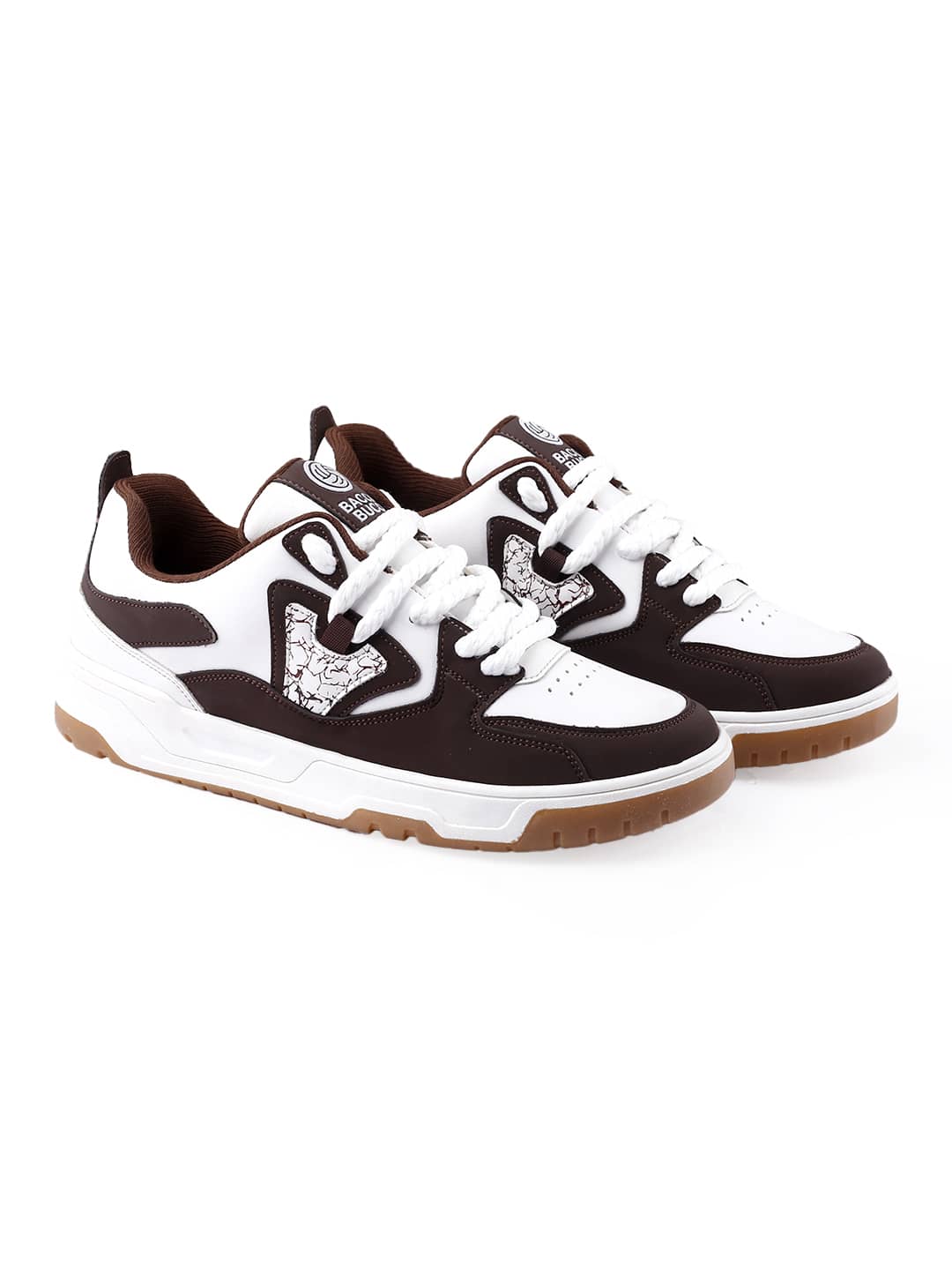 Bacca Bucci Stride Eclipse: Low-Top Flat-Sole Sneakers with Signature Thick Round Laces