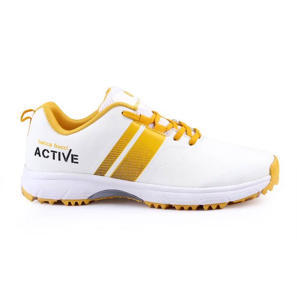 Bacca Bucci Century Runner Elite Performance Cricket Shoes – Dynamic Flex Tech, Superior Traction Grip, Breathable Agility Fit, High-Impact Shock Absorption, Professional Grade Sports Footwear for the Passionate Cricketer