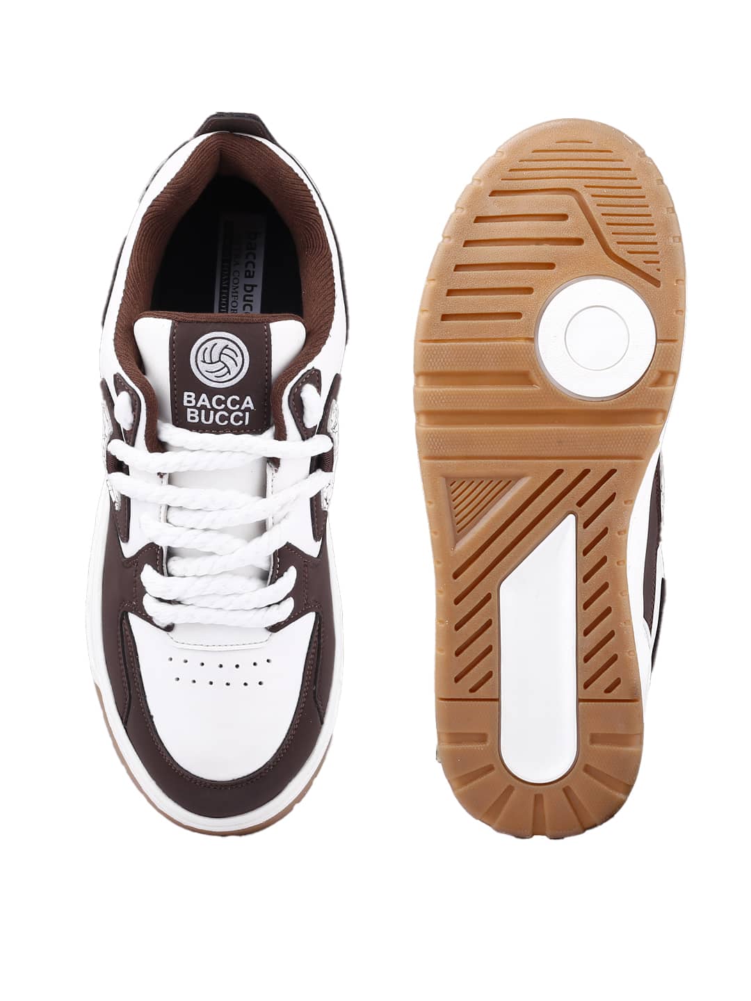 Bacca Bucci Stride Eclipse: Low-Top Flat-Sole Sneakers with Signature Thick Round Laces