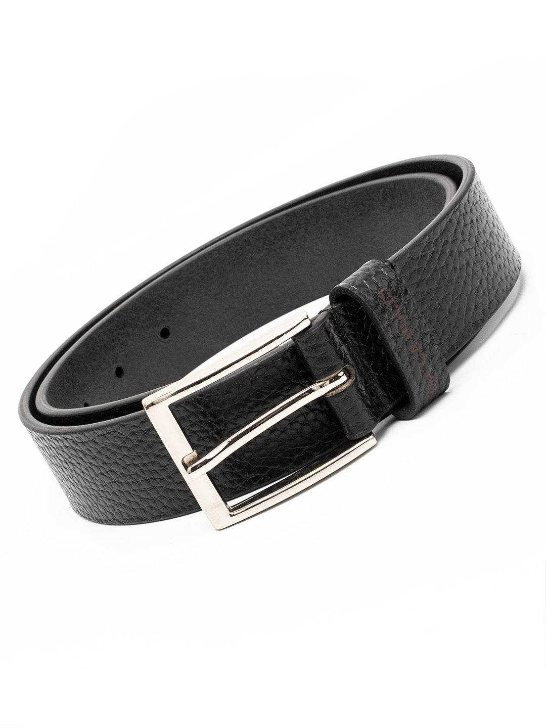 Bacca Bucci Textured Classic Pin Buckle Belt