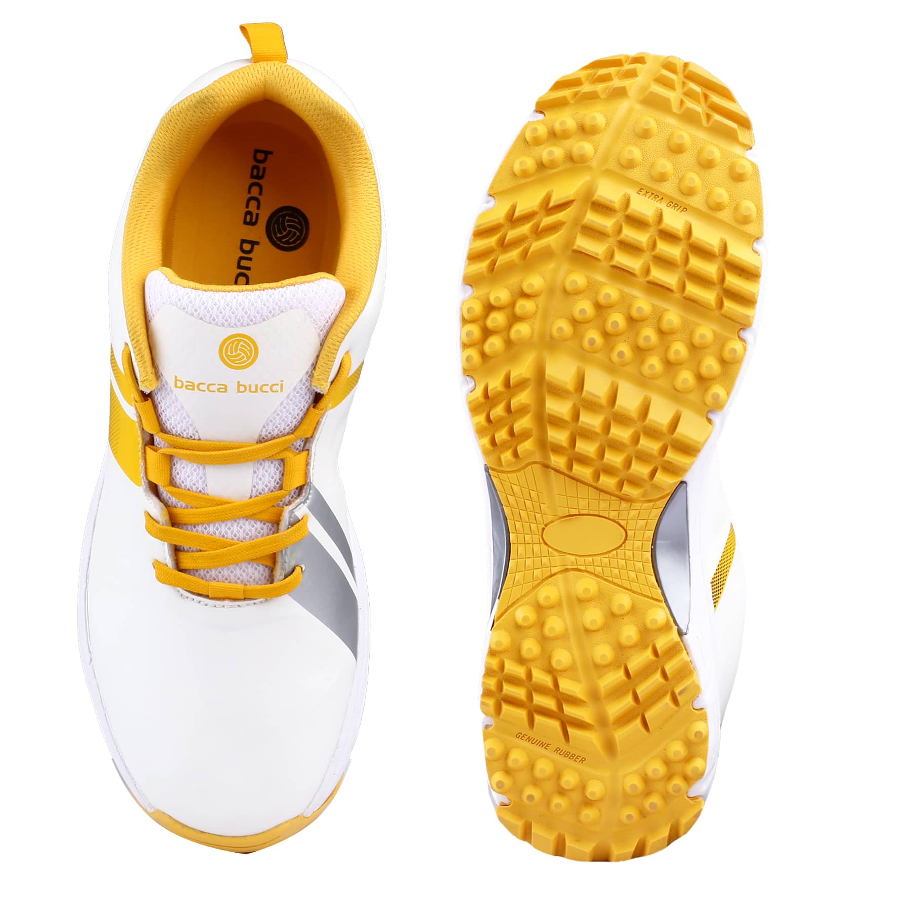 Bacca Bucci Century Runner Elite Performance Cricket Shoes – Dynamic Flex Tech, Superior Traction Grip, Breathable Agility Fit, High-Impact Shock Absorption, Professional Grade Sports Footwear for the Passionate Cricketer